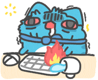 Bugcat Capoo working animation